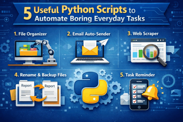 5 Useful Python Scripts to Automate Boring Everyday Tasks